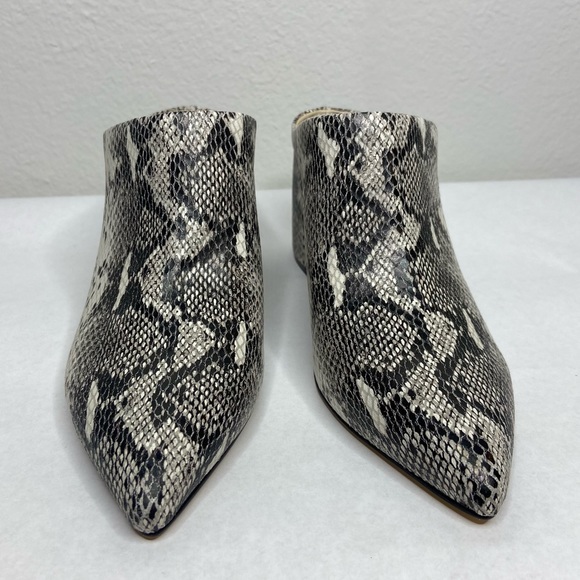 Marc Fisher Fragni Snakeskin Embossed Mule - Picture 4 of 8